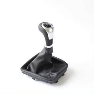 Pomo de palanca de cambios de cuero para coche, 6 velocidades, ergonómico, para Mercedes-Benz - Product Image 1