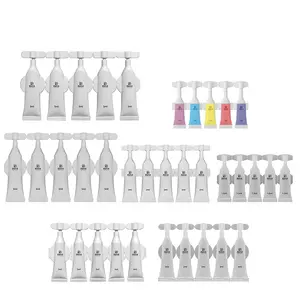 0.5ml 1ml 2ml 5ml kozmetik yumuşak tüp plastik losyon kapları boş makyaj sıkılabilir tüp Mini Test şişeleri emülsiyon ambalaj