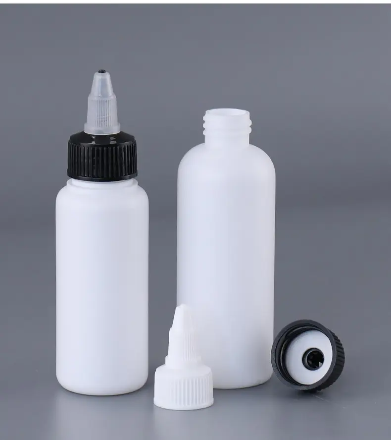 50ml 60ml 80ml 100ml 120ml 200ml 250ml HDPE plastic squeeze bottles wholesale soft plastic squeeze dropper bottle