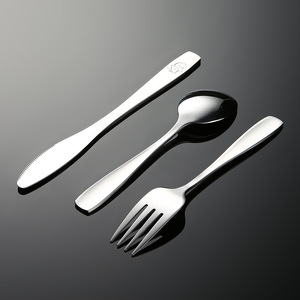 Een 410 Stainless Steel <strong>Childrens</strong> Cartoon Knife Fork Spoon Set Dinosaur Stamp Cross-Border Baby Mom Western <strong>Cutlery</strong> - Product Image 4