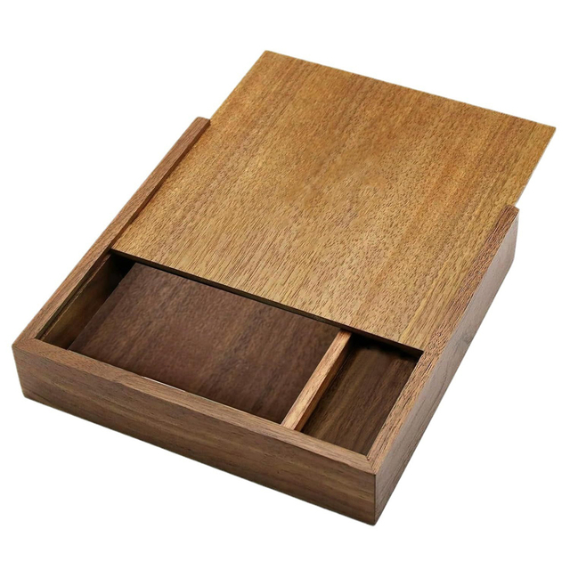 Custom Photography Wedding Wooden USB Photo Box Wood USB Flash Drive