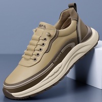 Prêt à expédier : Baskets plateforme tendance à lacets, couleurs contrastées, chaussures de marche décontractées, légères et amortissantes