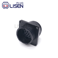 206037-1 206036-1 Connecteur circulaire mâle et femelle 16 broches TE Connectivity AMP