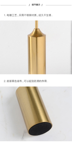 6pcs One Set Plating <strong>Gold</strong> <strong>Candle</strong> Holder Decorative Table Centerpiece Modern <strong>Candle</strong> <strong>Stick</strong> for Decoration - Product Image 4