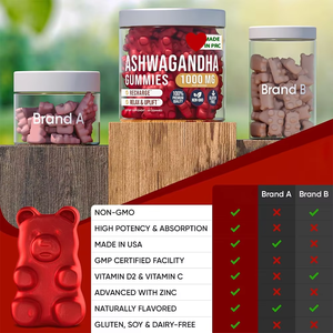 Gummies ashwagandha gummies vegan ashwagandha อาหารเสริมช่วยเพิ่มภูมิคุ้มกัน - Product Image 6