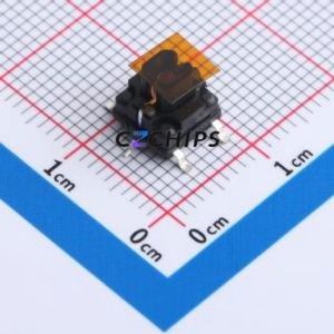 K6-6157S-35 Push Button Switch SMD-6P,6.8x7.2mm Switch ( With Indicator Light: Yellow/ Blue ) - Product Image 1