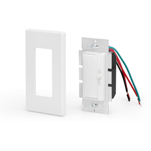 <span class=keywords><strong>Interrupteur</strong></span> à bascule numérique certifié ETL US, <span class=keywords><strong>variateur</strong></span> de lumière, max. 300W LED/CFL et 600W Incandescent, plaque murale sans vis unipolaire/tripolaire - Product Image 2