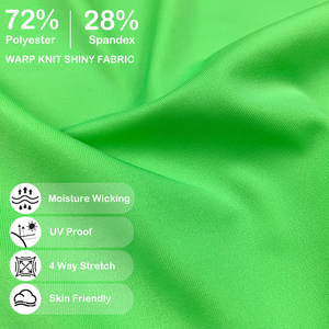 Tissu de sport Jdttex de haute qualité, brillant, tricoté, en polyester et élasthanne, extensible dans les quatre sens, pour le cyclisme et les shorts de triathlon à manches courtes - Product Image 1