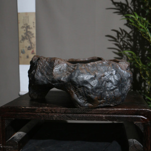 Maceta de Bonsái de Arcilla Púrpura Irregular Hecha a Mano, Estilo Zen, Cocida al Horno, Cerámica del Sur, Forma de Tronco Grande - Product Image 2