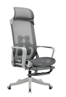 Chaise de bureau ergonomique moderne JOHOOFURNITURE avec appui-tête réglable et soutien lombaire instantané pour chambre et bureau à domicile