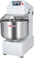 Mélangeur à Spirale à Vitesse Variable Basse pour Pâte, Vertical Professionnel de Cuisine, 110V, 120QT (15kg, 30kg, 12.5kg, 12kg) (HS 150 Litres 60 50 Litres 10C)