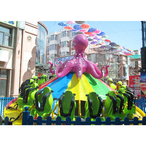 Suministro Directo de Fábrica China: Atracción de Parque de Diversiones Giratoria de Acero para Interiores y Exteriores, Manege Octopus Turntable Rides con Certificación CE - Product Image 6