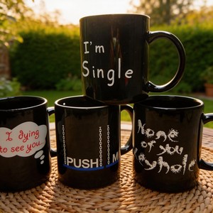 Taza <span class=keywords><strong>de</strong></span> Cerámica Esmaltada <span class=keywords><strong>de</strong></span> 11 oz, Diseño Novedoso, Taza <span class=keywords><strong>de</strong></span> Café HARVIT HY113-MC005, Artículos <span class=keywords><strong>de</strong></span> Cerámica para el Hogar y Jardín, Uso Diario - Product Image 1