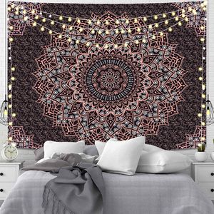 Tapiz de Mandala indio psicodélico, colgante de pared de flores, tela Hippie Bohemia, tapiz grande, dormitorio Interior, dormitorio - Product Image 1
