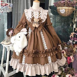 <span class=keywords><strong>Robe</strong></span> de Princesse Style Japonais <span class=keywords><strong>Kawaii</strong></span>, à Manches Longues en Mousseline, Douce et Fantaisie, <span class=keywords><strong>Robe</strong></span> Lolita pour Fille - Product Image 6