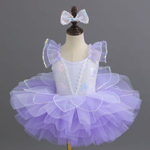 <span class=keywords><strong>Costumi</strong></span> da Balletto per Bambine, Abiti da Principessa con Paillettes per Esibizioni all'Asilo - Product Image 6
