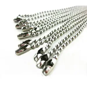 wholesale Iron Brass Stainless Steel metal ball Chain beaded long chain