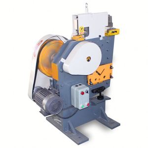 Máquina Punzonadora y Cortadora Eléctrica Multifunción (Ironworker) para Perfiles Angulares y Acero de Canal, Alta Productividad, 380V 2.2KW - Product Image 1