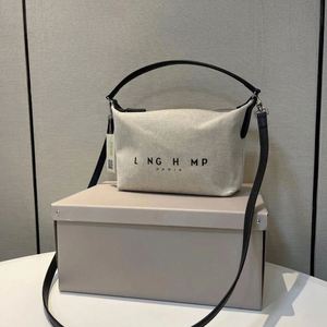 Paris Style <b>Canvas</b> <b>Tote</b> Bag with Leather Handle, Large Capacity Casual Shoulder Bag for Women - Product Image 3