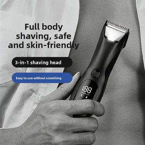 <span class=keywords><strong>Afeitadora</strong></span> Eléctrica de 6800 RPM con Cuchilla de Cerámica, Resistente al Agua IPX6, para Hombre, con Luz LED, Pantalla Digital, <span class=keywords><strong>Cable</strong></span> USB, para Todo el Cuerpo y Zonas Íntimas - Product Image 2