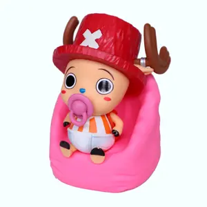 Gros anime carton une pièce bébé mamelon figure Tony Chopper une pièce figurine pour la décoration de voiture