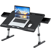 Bureau d'ordinateur portable multifonctionnel convertible AOR en MDF, table simple pliable, couleur personnalisable pour dortoir, lit supérieur, chambre à coucher