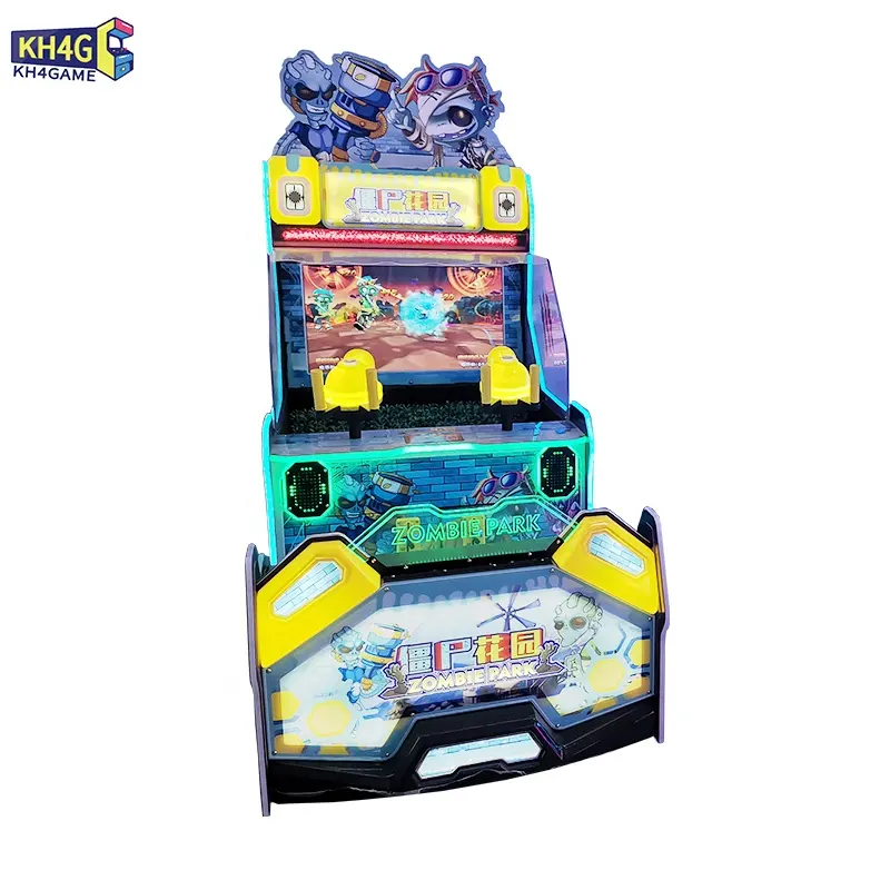 Muntautomaat Custom Kunstwerk Iceman Kids Zombie Water Schieten Game Air Guns Schieten Jacht Arcade Machine