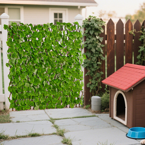 Tự Nhiên Trang Trí Nội Thất Có Thể mở rộng Nhân Tạo Liễu Hình Chữ Nhật Trellis Ngoài Trời Riêng Tư Màn Hình Mô Phỏng Lá Mạnh Mẽ Linh Hoạt Dễ Dàng - Product Image 5