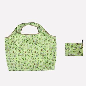 Customizable Expandable Folding Large Size <b>Tote</b> Bag Reusable Ripstop Foldable Polyester <b>Nylon</b> Shopping Bag Custom Logo Pattern - Product Image 4
