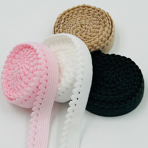 Hàng may mặc đồ lót sò điệp Picot đàn hồi Webbing ban nhạc may Nylon ren Picot nụ Webbing vành đai cho đồ lót DIY - Product Image 5