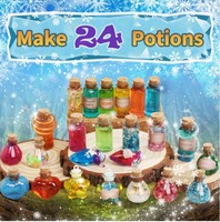 Kits de potions magiques à congelation pour enfants - DIY pour réaliser 24 flacons de potions dégradées, kit d'artisanat créatif pour filles, jouets amusants pour anniversaire