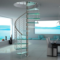 Rampe d'escalier moderne et durable en acier inoxydable certifiée ISO9001 UNIK 201 304 316, finition miroir/satinée pour appartement