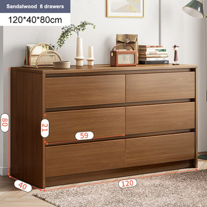 Cómoda de Estilo Nórdico para Dormitorio o Sala de Estar, Mueble de Almacenamiento de Gran Espacio, Cajonera - Product Image 4