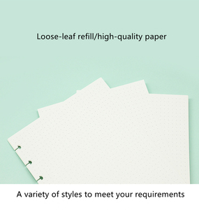 A5 ricarica pagina interna <span class=keywords><strong>Notebook</strong></span> con foro per funghi fogli di carta supplementari 7 formati ricariche opzionali per <span class=keywords><strong>Notebook</strong></span> con anello a disco - Product Image 4