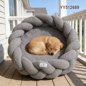 Cama para Perros YANGYANGPET de Tela de Peluche, Cómoda, Moderna y de Lujo - Product Image 4