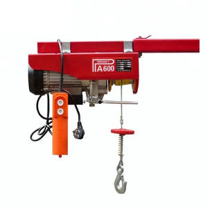 Palan électrique <span class=keywords><strong>miniature</strong></span> PA600/1200 <span class=keywords><strong>treuil</strong></span> à câble en acier 380V capacité de 1 tonne 6m moteur unique pour restaurant de construction - Product Image 3