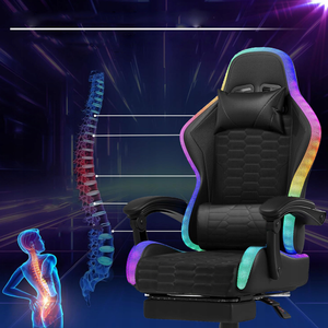 Silla de Juego Económica con Vibración y Calor, Silla de Carreras, Sillas Gamer, Envío <span class=keywords><strong>Gratis</strong></span>, Silla Gamer para Escritorio, Silla de Juego Scorpion Pro para PS5 - Product Image 4