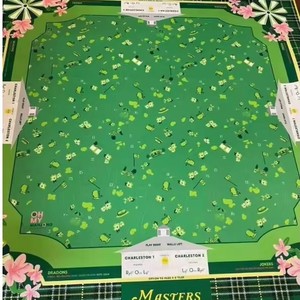 Disponibile: Set Completo di Tappetino e Tessere per Mahjong Golf Masters, Impermeabile, Antiscivolo, per 4 Giocatori, Stile Casinò, con Borsa - Product Image 2