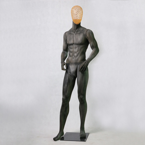 Vendita Rosa Bicromato di potassio Filo di Testa D'uovo Tutto vestito Maschio Scuro Astratta Maniquines - Product Image 4