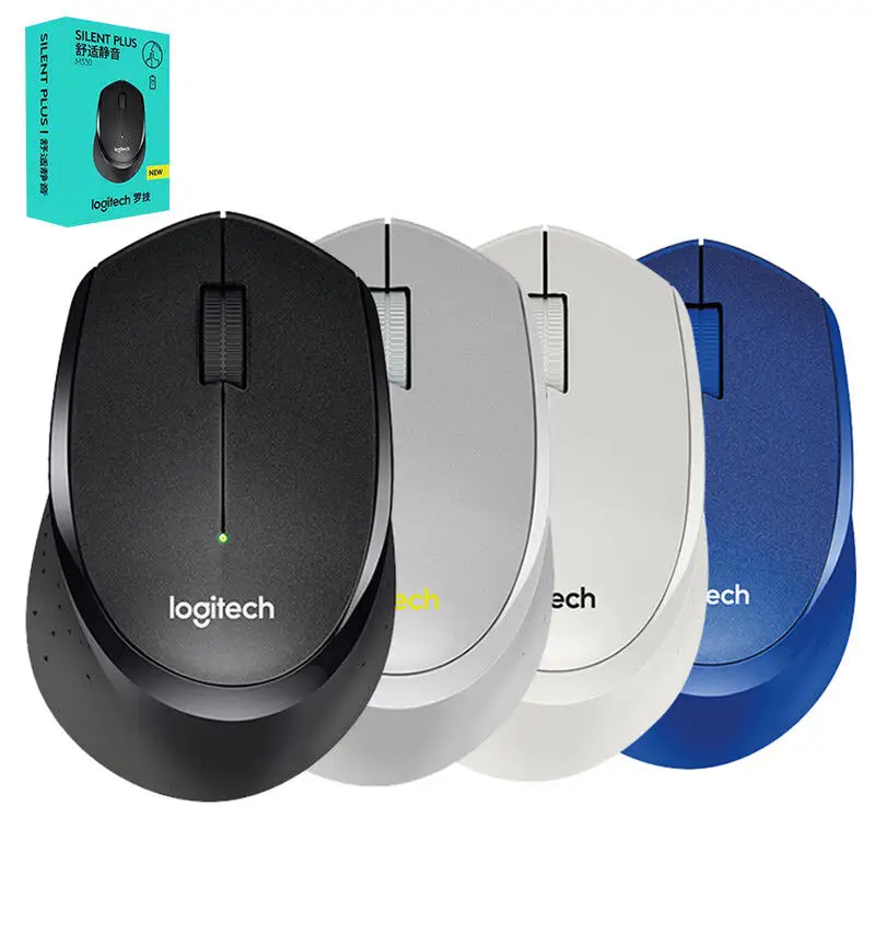 Logitech M330 sessiz artı kablosuz fare optik kablosuz fare orijinal 1000 DPI Usb Mini Logitech fare