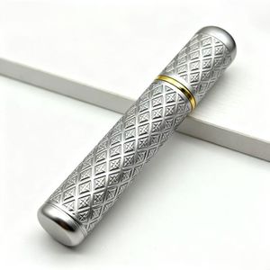 Tubo de Aluminio para Cigarros CNC Personalizado con Patrón Grabado, Contenedor de Hierbas de Aleación de Latón y Aluminio de Alta Calidad, Tubo Enrollable para Cigarros - Product Image 3