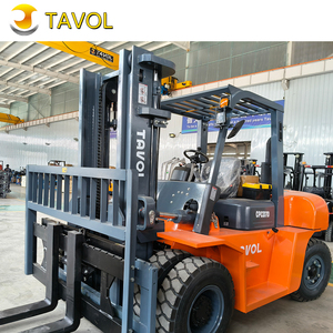 Carretilla elevadora diésel de <span class=keywords><strong>5</strong></span> toneladas, carretillas elevadoras Tavol CPCD50 con motor japonés Isuzu o Mitsubishi, horquilla elevadora 6T 7T 8T 10T con cambio lateral - Product Image 3