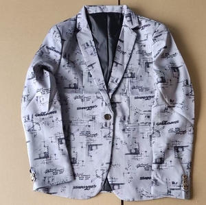 M-3XL nuovo abito Casual da uomo stile britannico alla moda giacca con bottone singolo - Product Image 5