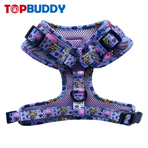 Wholesale Luxury Pet <strong>Collar</strong> Adjustable Walking <strong>Neoprene</strong> Pet <strong>Collars</strong> Leashes <strong>Dog</strong> Harness - Product Image 5