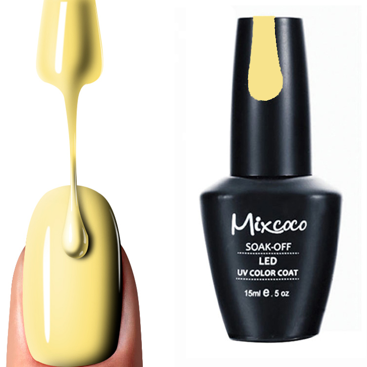 Mixcoco Гель-лак с фирменной этикеткой, гель de Unhas Europeu, Гель-лак для ногтей, СВЕТОДИОДНЫЙ УФ-лак для ногтей, удаляемый замачиванием