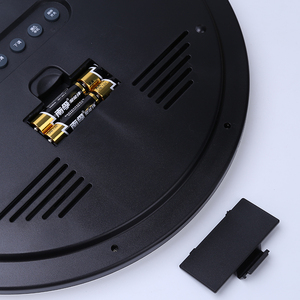 Hiện đại im lặng vòng lớn Màn hình LCD kỹ thuật số treo tường đồng hồ với nhiệt độ báo động Lịch ngày trong tuần nhà văn phòng trang trí nội thất - Product Image 5