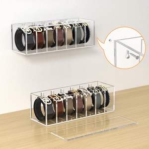 Organizer per cintura in acrilico e porta Organizer per cintura <span class=keywords><strong>da</strong></span> 7 scomparti trasparente per vetrina dispensa <span class=keywords><strong>da</strong></span> cucina Organizer - Product Image 3