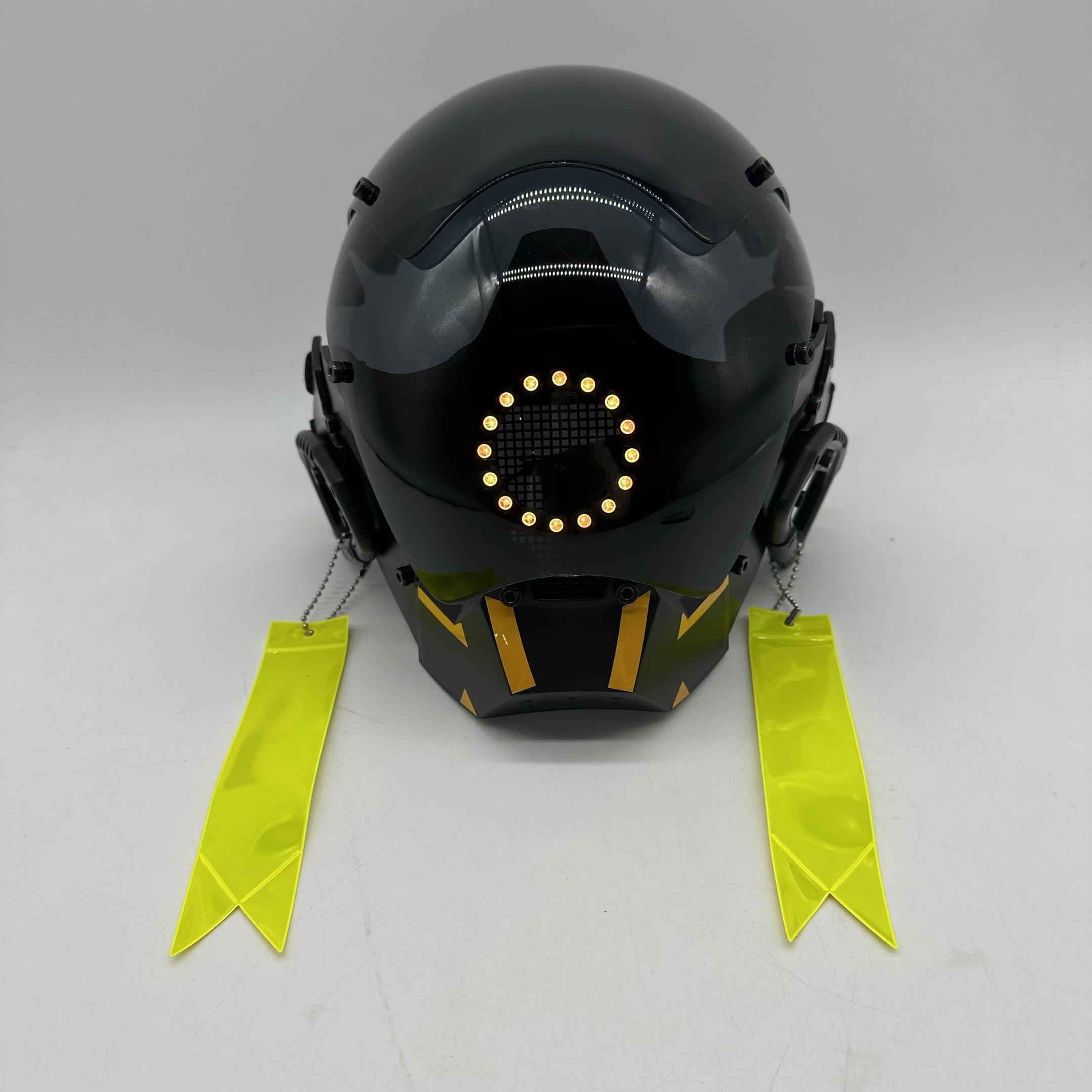 Helmet Futuristic Cyberpunk Masks Cool Tech Gear