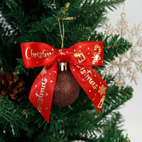 Nœud Papillon de Noël Grande Taille en Polyester 100% Marque FYC, Idéal pour Décoration de Fêtes et Guirlandes – Nouveauté Tendance