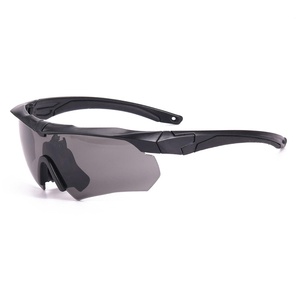 Lunettes <span class=keywords><strong>de</strong></span> <span class=keywords><strong>sécurité</strong></span> tactiques <span class=keywords><strong>de</strong></span> sport <span class=keywords><strong>de</strong></span> plein air Suntech LP4017 pour hommes et femmes, protection UV400, matériau PC, résistantes aux chocs, lunettes anti-vent et anti-sable - Product Image 1